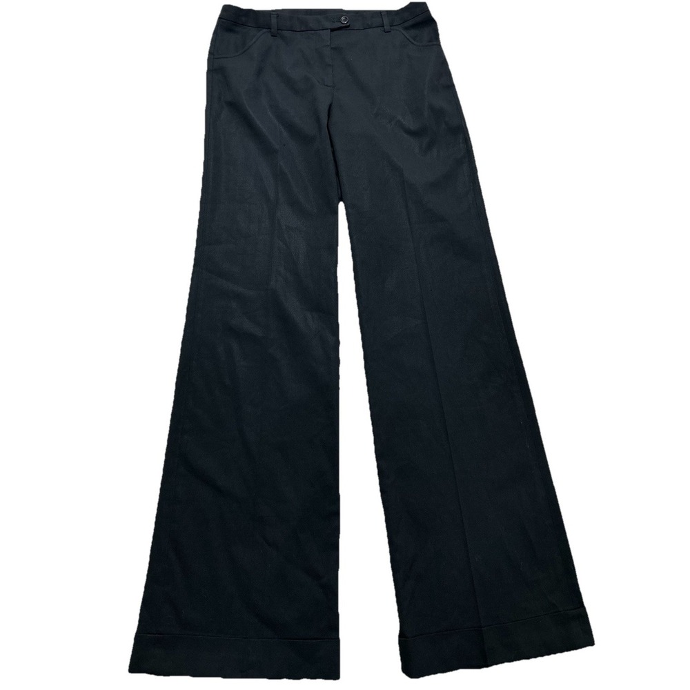 D&G Dolce & Gabbana Size 30 Black Pants Cuffed Hem Circa 2001/2 - See Desc